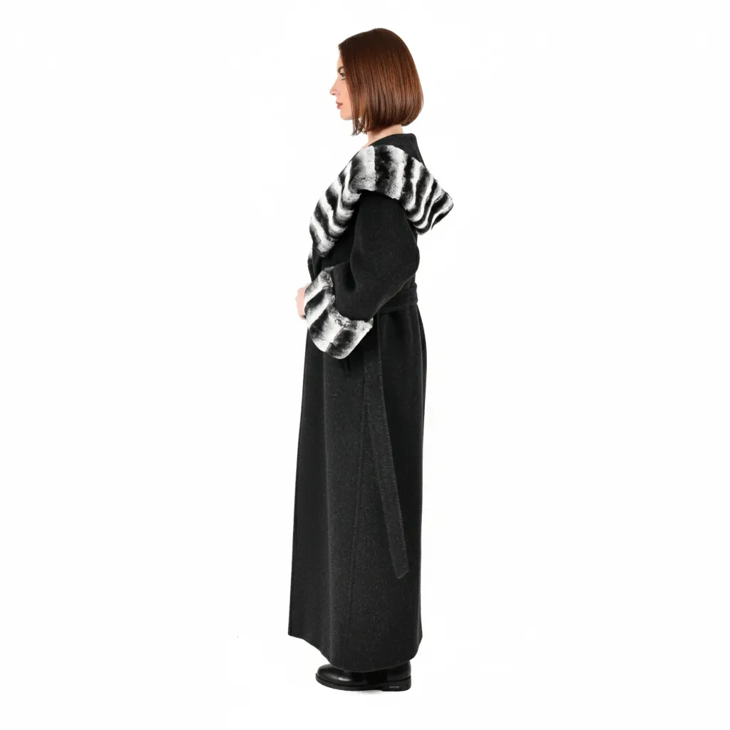 5 - cashmer with rex rabbit with hood 135cm Black 2.webp