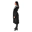 10 - cashmer with rex rabbit LONG NIK WITH OUT SLIT 115CM Black 3.webp