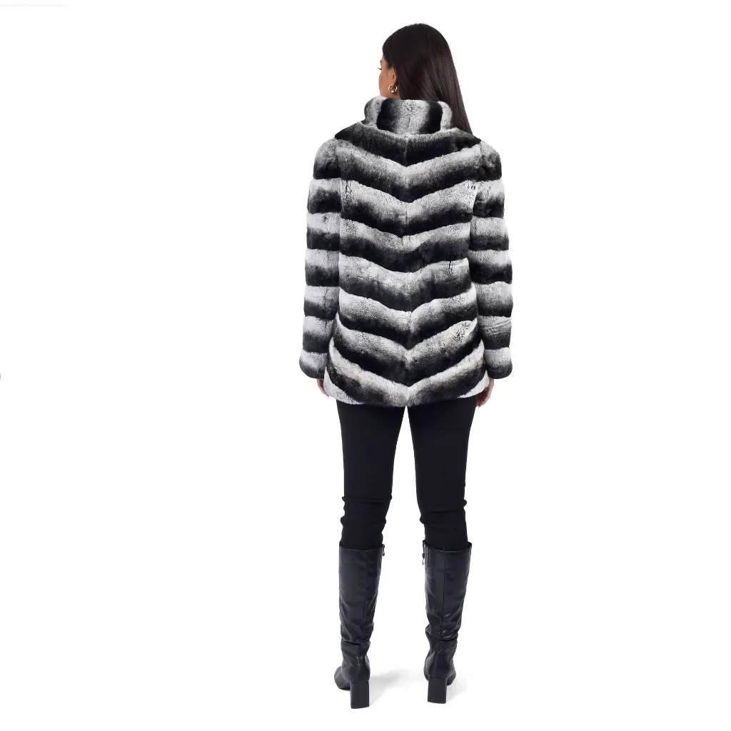 13 - Rex rabbit 70cm Black & wight 3.webp
