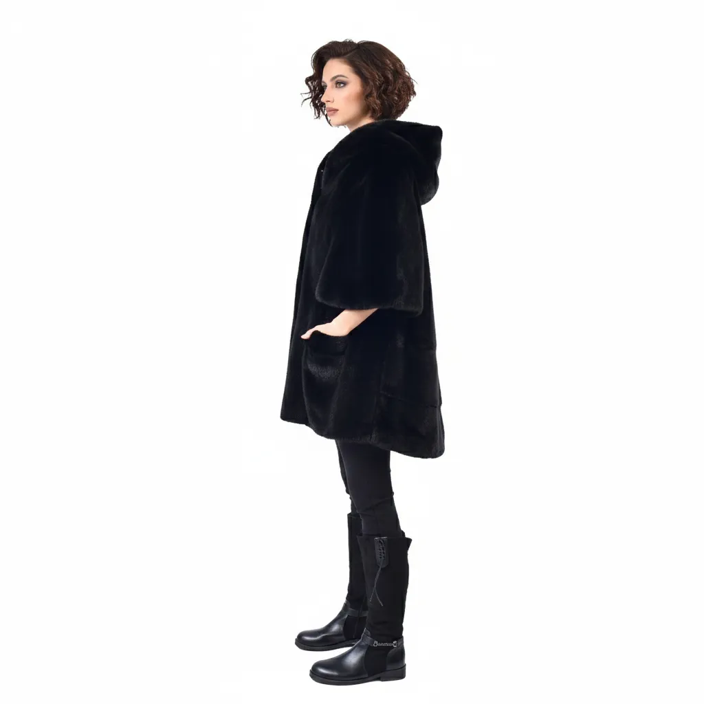 31 - Mink  cape with pocket hood 3.webp