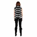 10 - Rex rabbit vest  - 55cm black & wight 2.webp