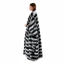 18 - Rex rabbit bisht  135cm Black & wight 3.webp