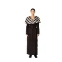Cashmere with Wool and Rex Rabbit Fur - Cape Style 135cm