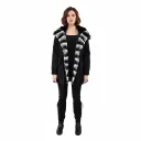Raincoat Jacket with Rex Rabbit Fur - 80cm