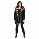 Raincoat Jacket with Rex Rabbit Fur - 90cm