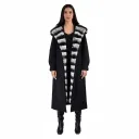 Raincoat Jacket with Rex Rabbit Fur - 120cm