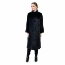 Jacket with Mink and Rex Rabbit Fur 110cm - 5477P