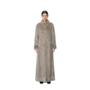 Jacket with Mink and Rex Rabbit Fur 135cm - 5477-M