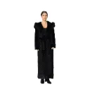Jacket Hood with Mink, Fox and Rex Rabbit Fur 135cm - 5477-A