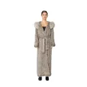 Jacket Hood with Mink, Fox and Rex Rabbit Fur 135cm - 5477-A