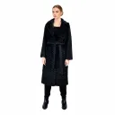Jacket Cashmere with Mink and Rex Rabbit Fur 110cm
