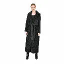 Jacket Cashmere with Mink and Rex Rabbit Fur 135cm