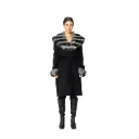 Cashmere Jacket With Chinchilla Fur 100cm