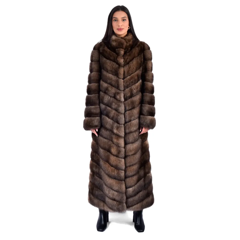 [30065] Jacket With Sable Fur - Classic - 135cm