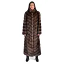 Jacket With Sable Fur - Classic - 135cm