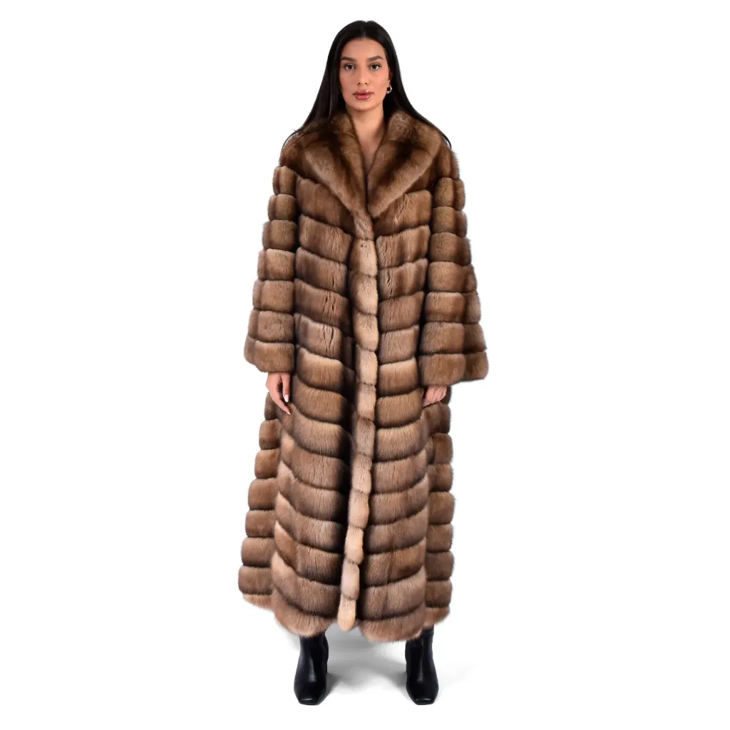 [30042] Sable Fur Jacket, 135cm – Smoking Cut Bisht