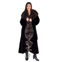 Jacket with Sable and Mink Fur - 135 cm
