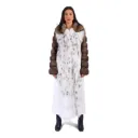 Lynx with Sable and Mink Fur - 135 cm