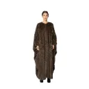 BISHT WITH MINK AND REX RABBIT FUR  135cm - A