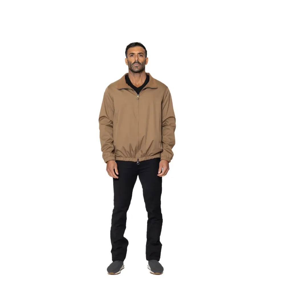 Raincoat Jacket With Cotton Double Face - 008