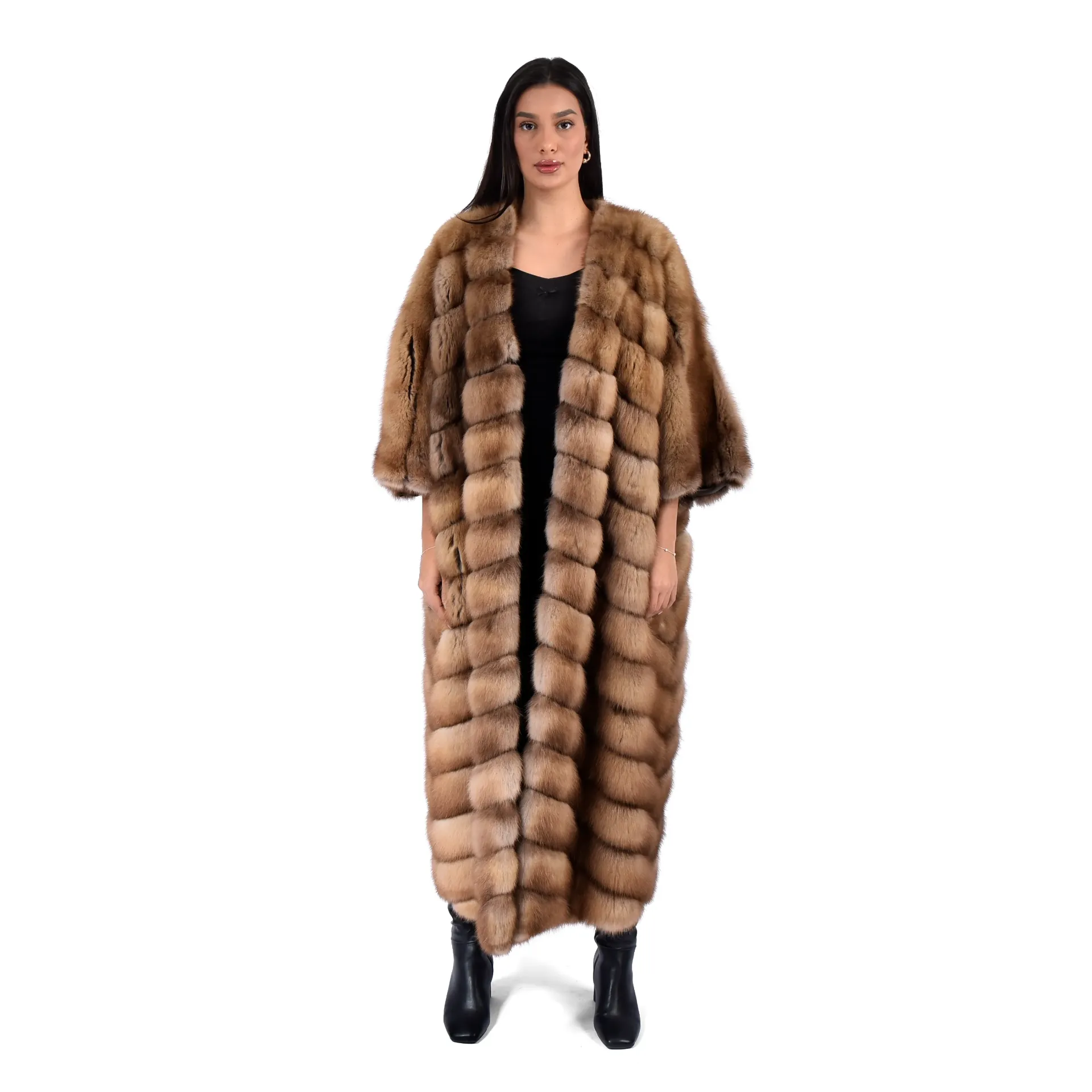 [30043] Bisht Sabel Fur - Classic-  135 cm