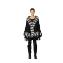 Cashmere Cape with Rex Rabbit