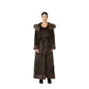 Jacket Hood with Mink, Fox and Rex Rabbit Fur 135cm - 5477-C