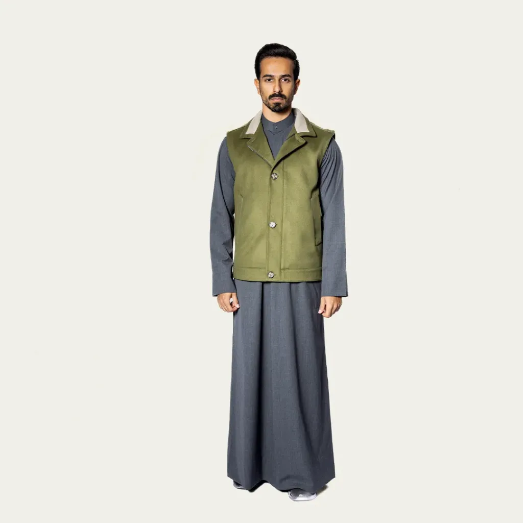 Fabric Vest With Cotton Lining - 0124