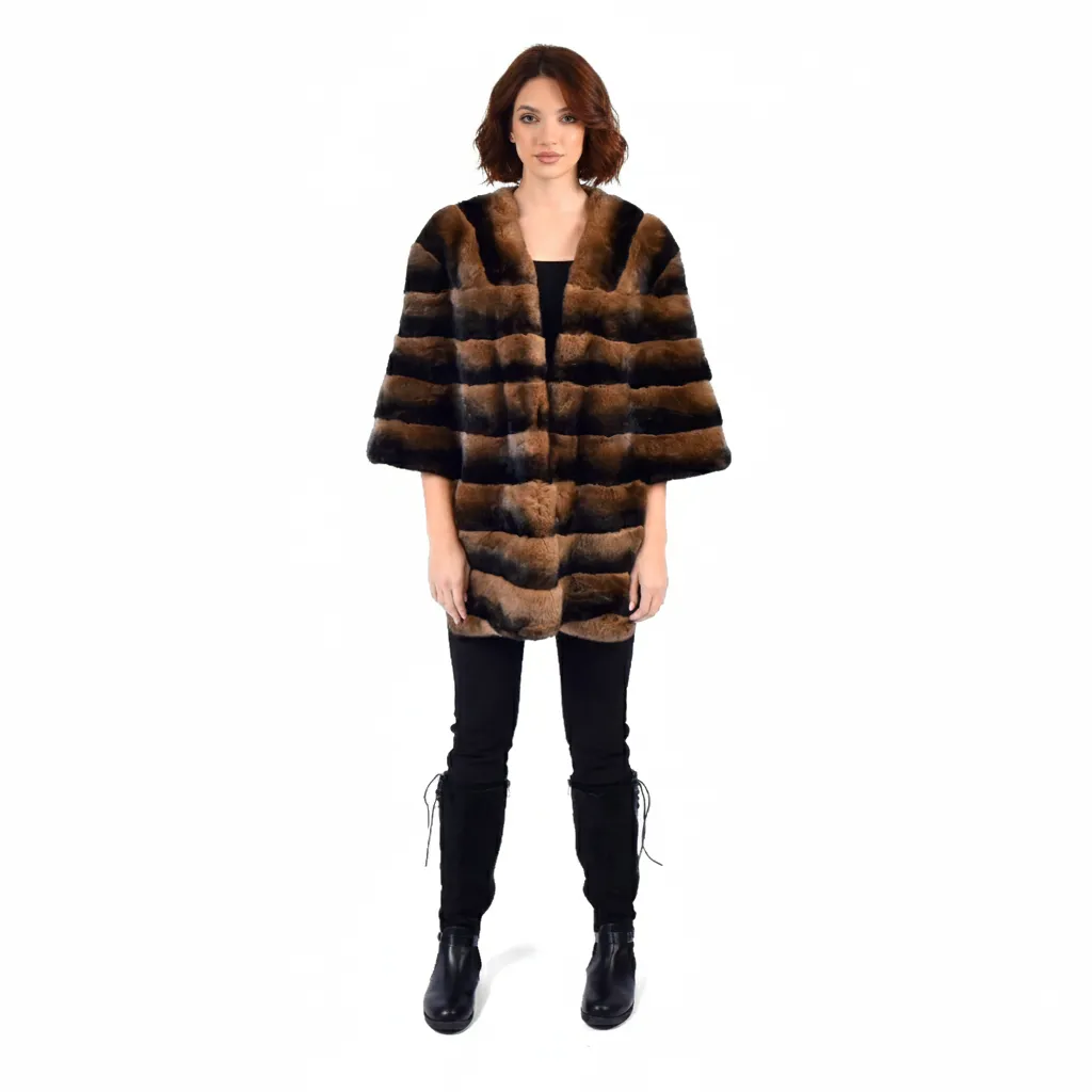 Rex Rabbit Long Front Cape
