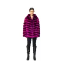 Jacket With Chinchilla Fur - Classic - 70cm