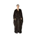 BISHT WITH MINK AND REX RABBIT FUR  135cm
