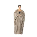BISHT WITH MINK FUR- B CUT -  135cm