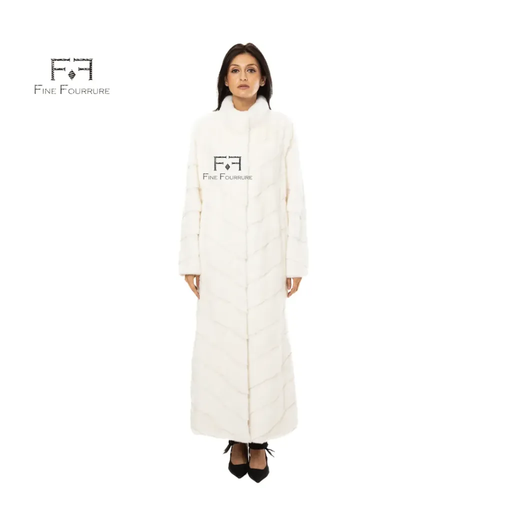 Jacket With Mink Fur -  Classic - 135cm