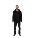 Fabric Jacket With Cotton Lining And High Neck With Rex Rabbit - 024