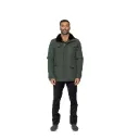 Raincoat Jacket With Rex Rabbit Fur Lining - 0012