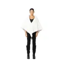 Triangle Cape With Mink Fur