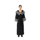 Cashmere with Wool and Rex Rabbit Fur Hood 135cm
