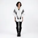 Mink Cape With Fox Fur