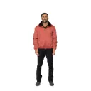 Raincoat Jacket With Rex Rabbit Fur Lining - 009