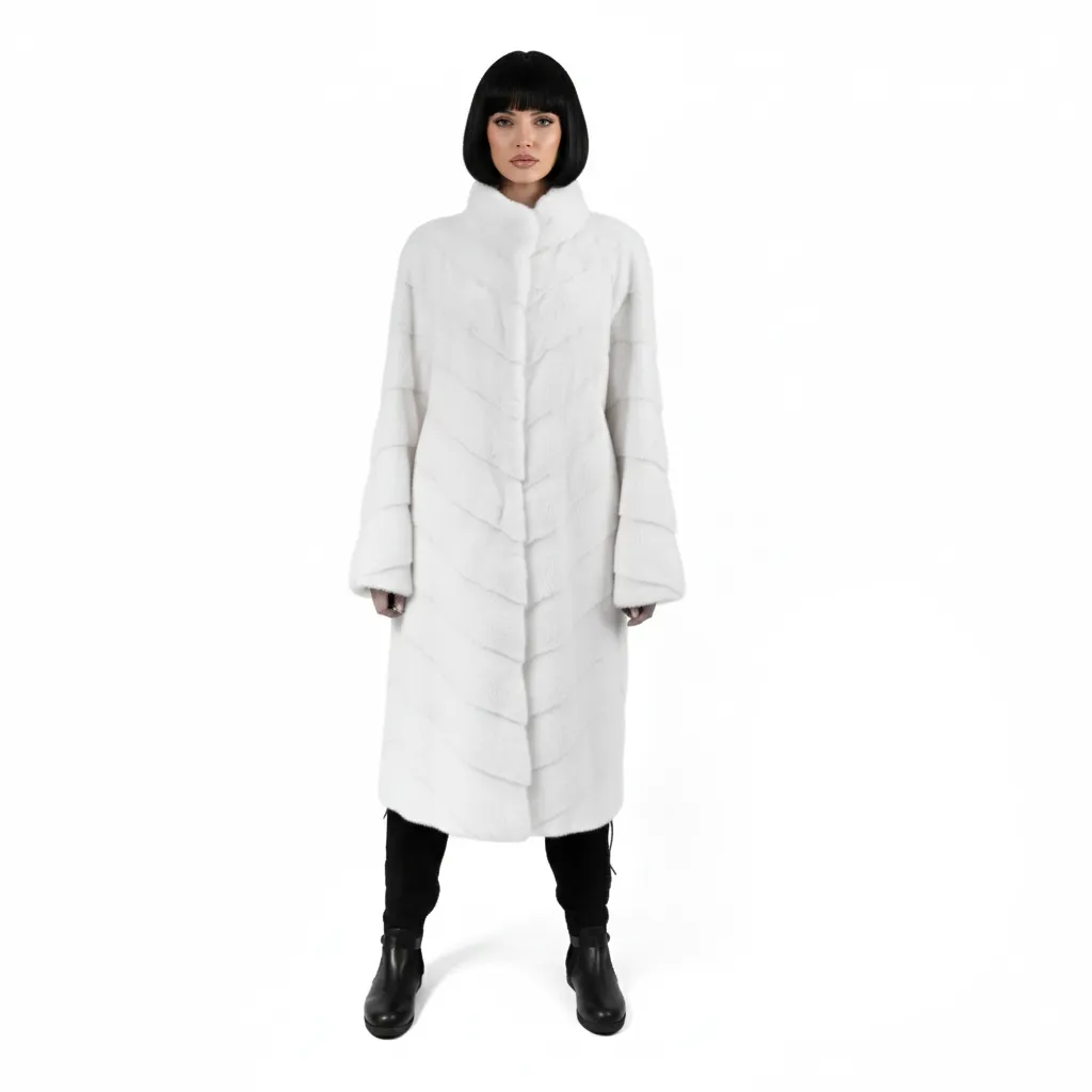 Jacket With Mink Fur - Classic - 110cm