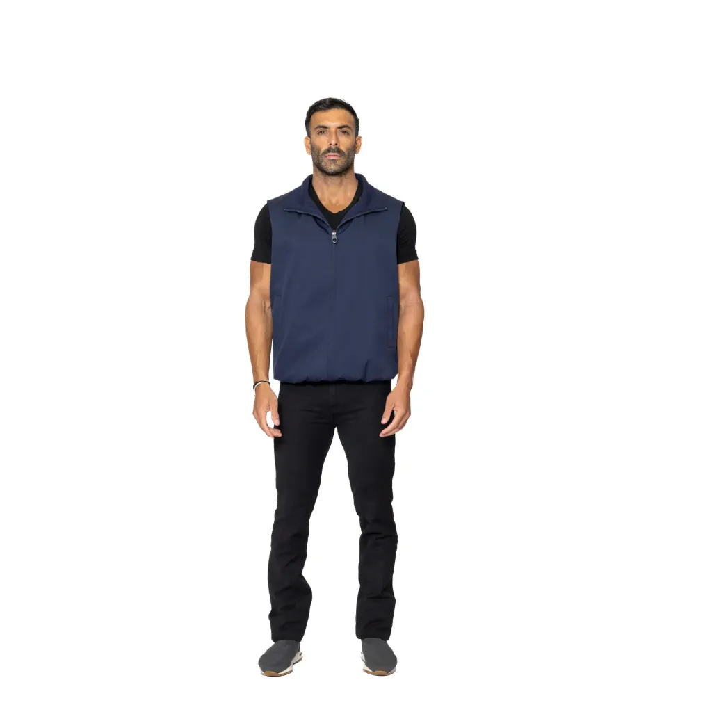 Raincoat Vest With Cotton Lining And Double Face - 007
