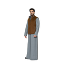 Vest Cashmere With Wool With Suede Lamb Double Face - A - 005