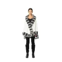 Cashmere Cape with Rex Rabbit
