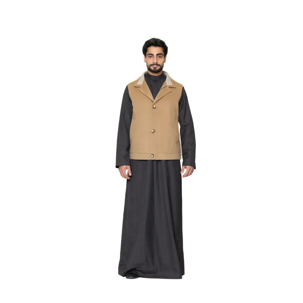 ڤيست كشمير وصوف والبطانة قطن