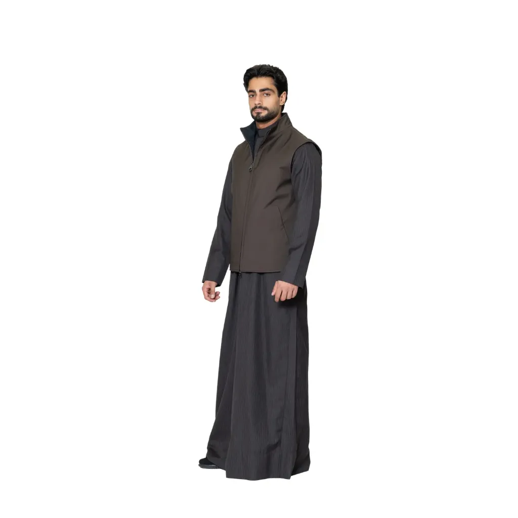 ڤيست مطري والبطانه كشمير والصوف دبل فيس