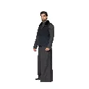 Vest Cashmere And Wool With Polyester Lining With Rabbit Fur - A -006