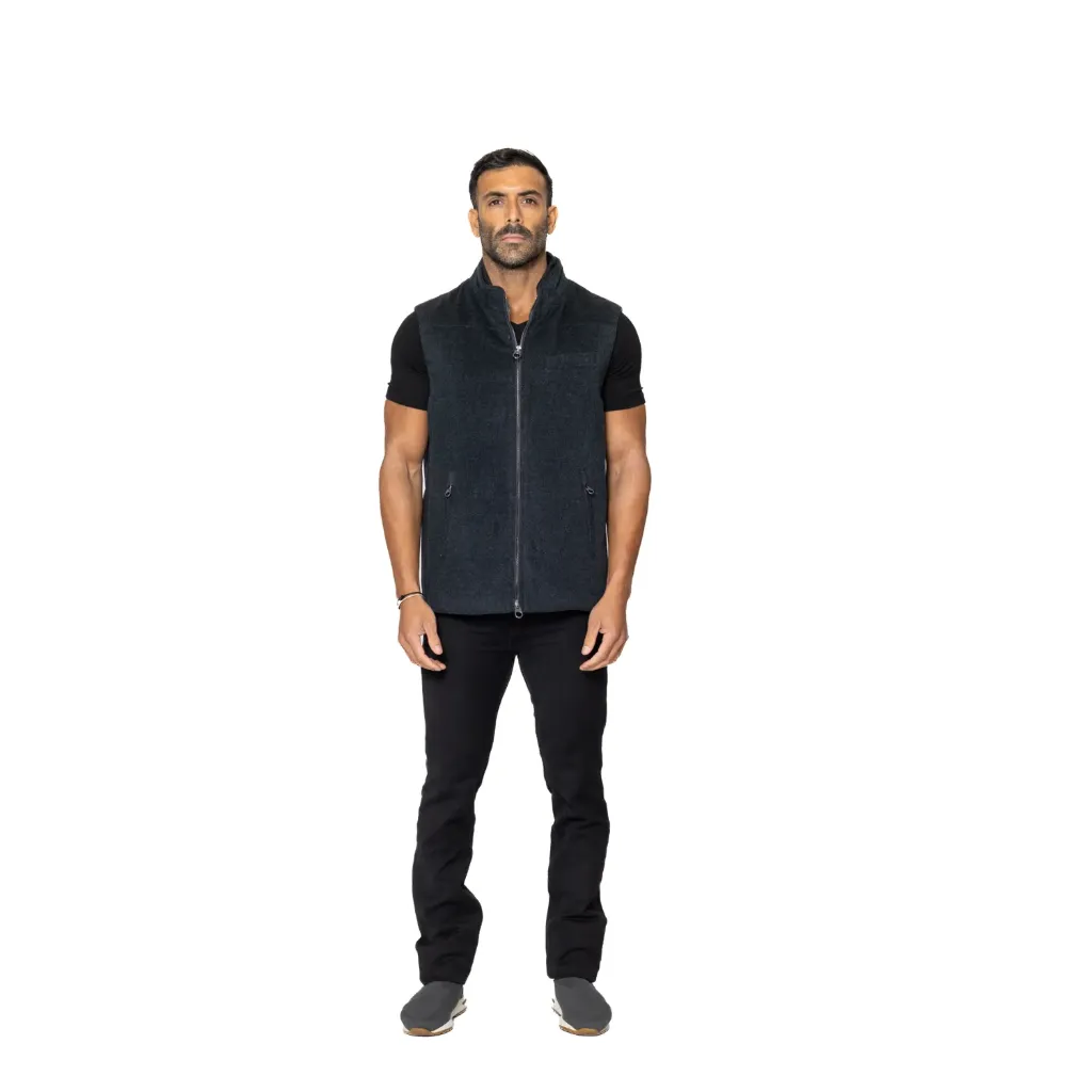 Vest Cashmere With Wool With Polyester Lining - A - 037