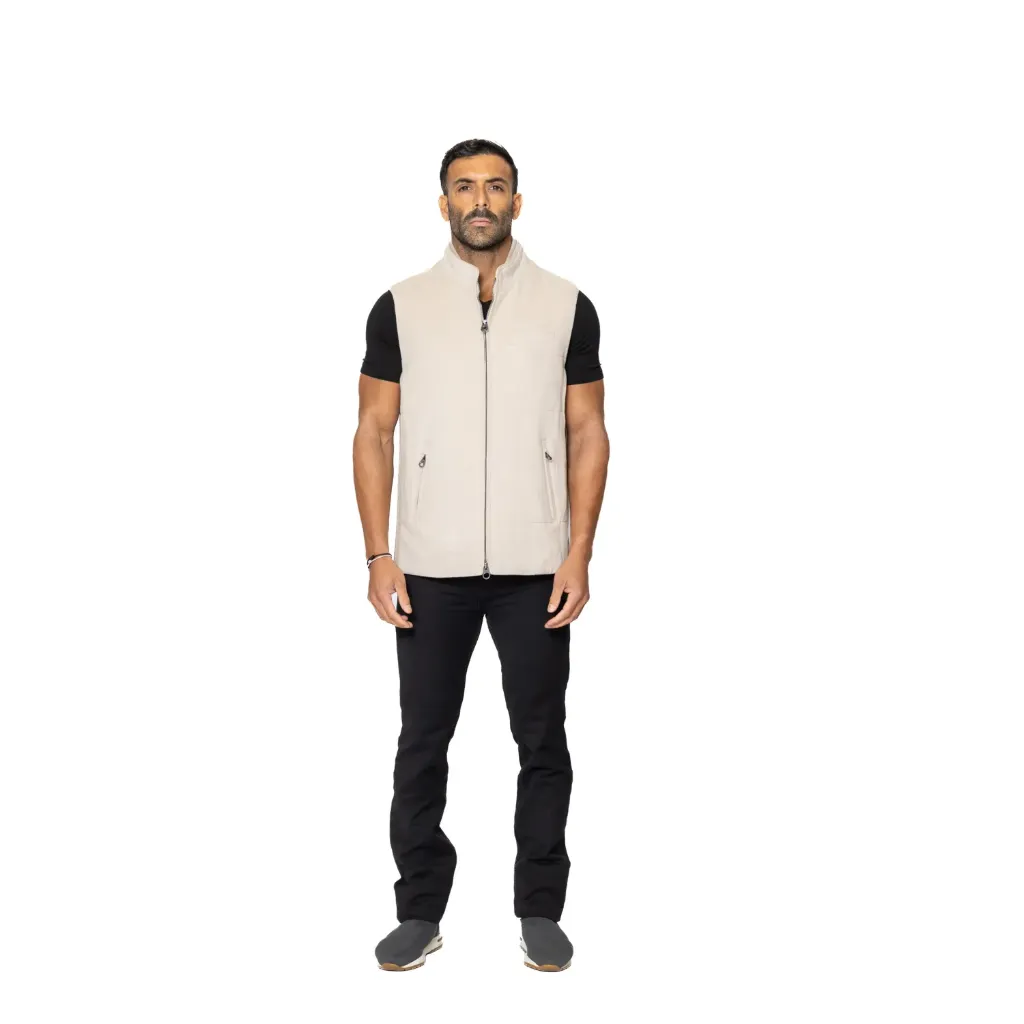 [5005266] ڤيست كشمير وصوف  والبطانه بوليستر (BEIGE-A037, S)
