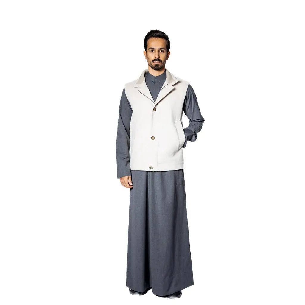 Fabric Vest With Cotton Lining - 0124