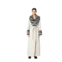 Cashmere with Wool and Rex Rabbit Fur Big Smooking 138cm